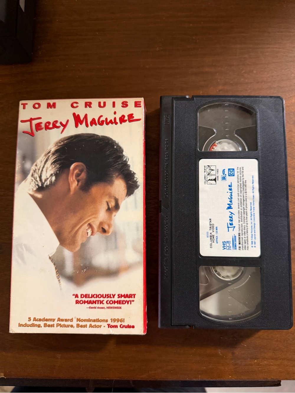 Jerry maguire VHS tape 1996